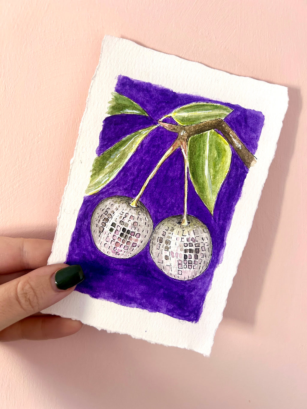 May 2026 Challenge - “Disco ball cherries” - Original Artwork