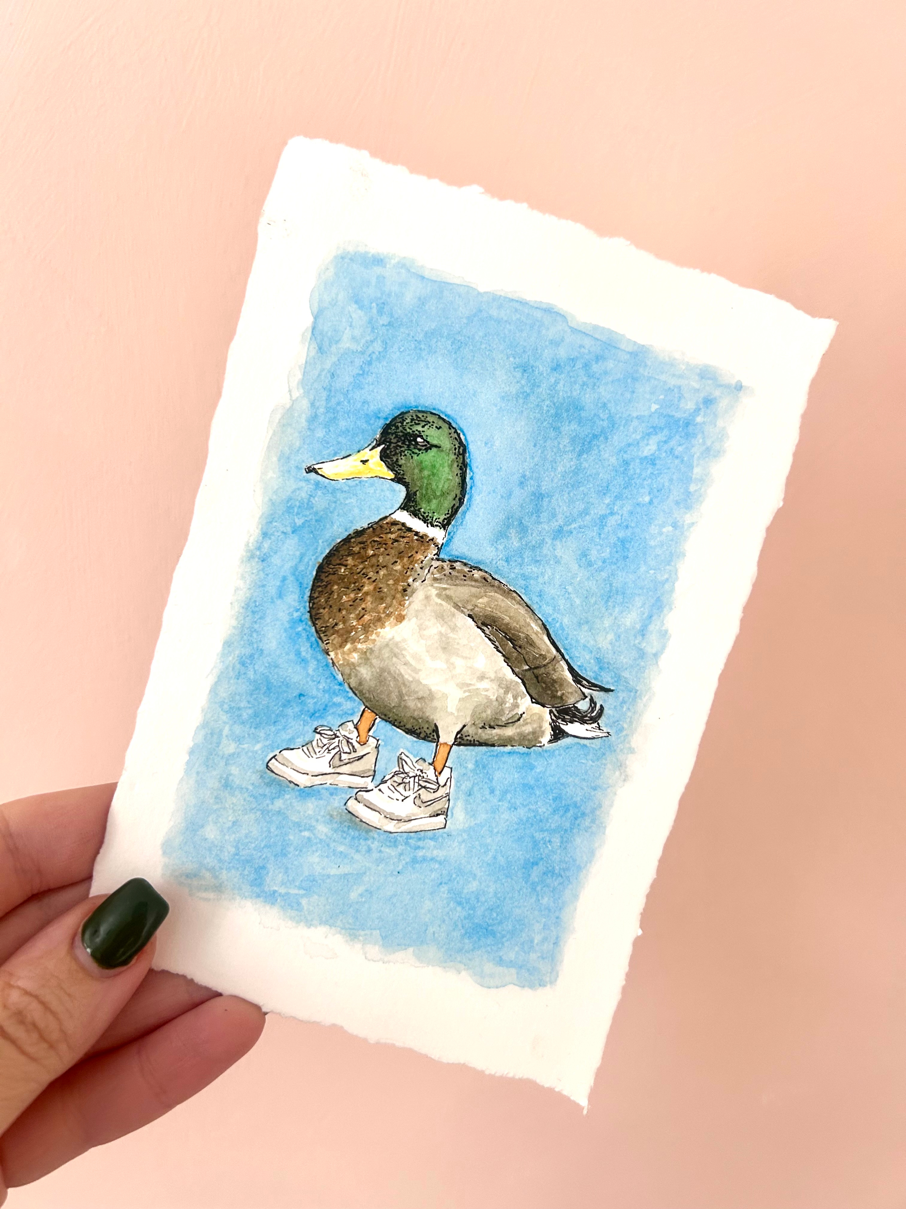 May 2026 Challenge - “Duck in a pair of trainers” - Original Artwork